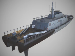 spica class patrol boats 3D Model