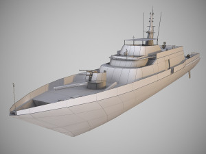 spica class patrol boats Modelo 3D