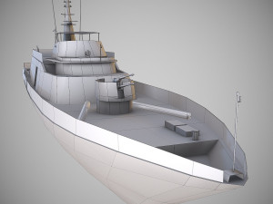 spica class patrol boats Modelo 3D