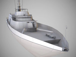 spica class patrol boats 3D Model
