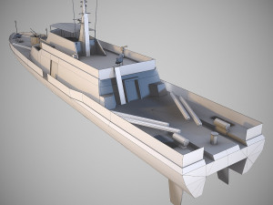 spica class patrol boats Modelo 3D