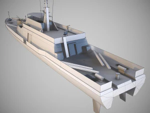 spica class patrol boats 3D Model