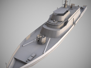 spica class patrol boats Modelo 3D