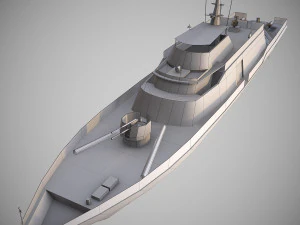 spica class patrol boats 3D Model