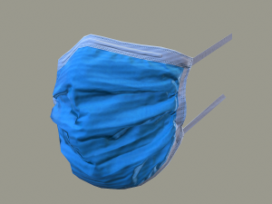 hazmat suit rigged 3D Model
