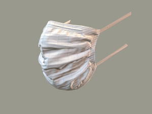 hazmat suit rigged 3D Model