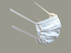 hazmat suit rigged 3D Model