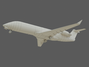 crj200 american eagle 3Dモデル