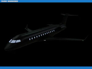 &aacute;guia americana crj200 Modelo 3D
