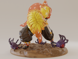 zenitsu thunder breathing 3D Print Model