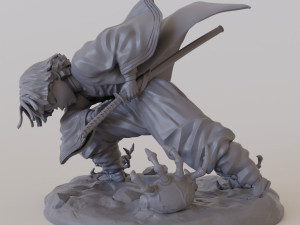 zenitsu thunder breathing 3D Print Model
