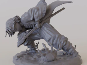 zenitsu thunder breathing 3D Print Model