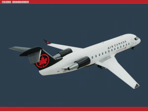 crj200 air canada 3D Model