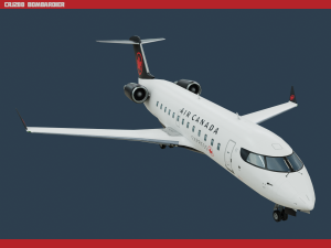 crj200 air canada 3D Model
