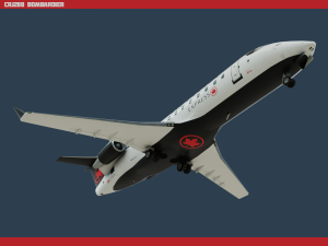 crj200 air canada 3D Model
