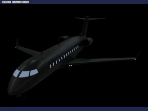 delta crj200 Modelo 3D