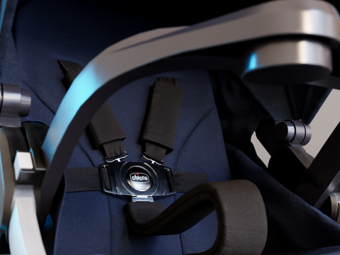 Bravo Baby Stroller Modèle 3D