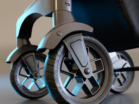 Bravo Baby Stroller 3D Model