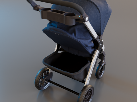 Bravo Baby Stroller Modèle 3D