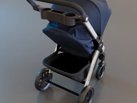 Bravo Baby Stroller 3D Model