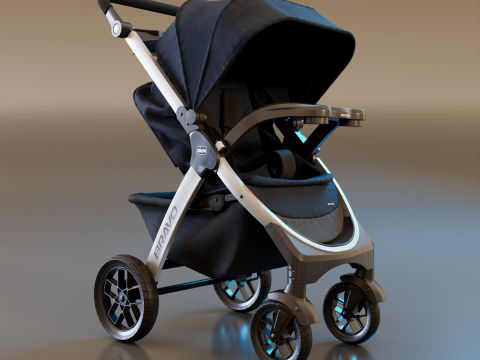 Bravo Baby Stroller Modèle 3D