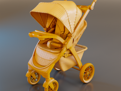 Bravo Baby Stroller Modèle 3D