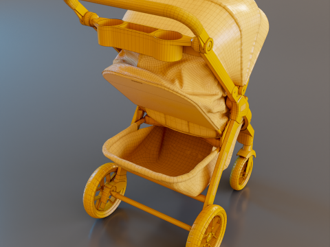 Bravo Baby Stroller Modèle 3D