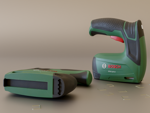 Tacker Tool 3D Model