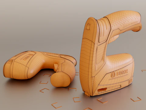 태커 도구 3D 모델