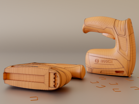 Tacker Tool 3D Model