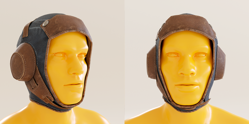 Classic Aviator Hat Low Modelo 3D .c4d .max .obj .3ds .fbx .stl .blend 