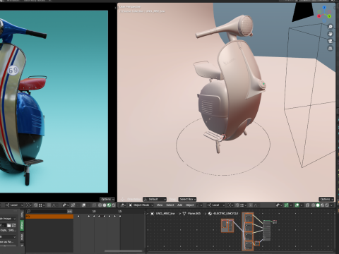 Classic Unicycle Model 3D
