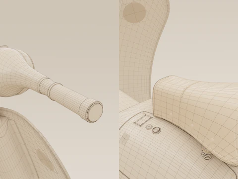 Classic Unicycle 3D Model