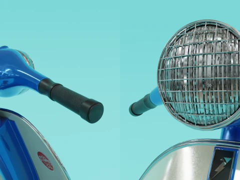 Classic Unicycle 3D Model