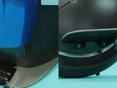 Classic Unicycle Model 3D