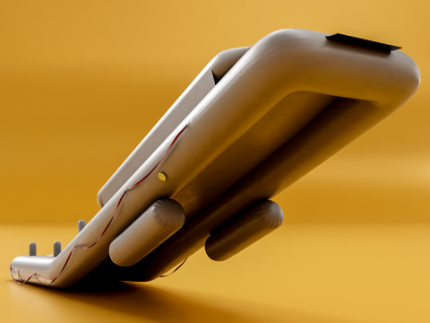 Aircraft Evacuation Slides 3D Model