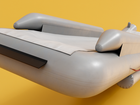 Aircraft Evacuation Slides 3D Model