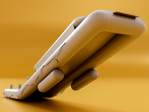 Aircraft Evacuation Slides 3D Model