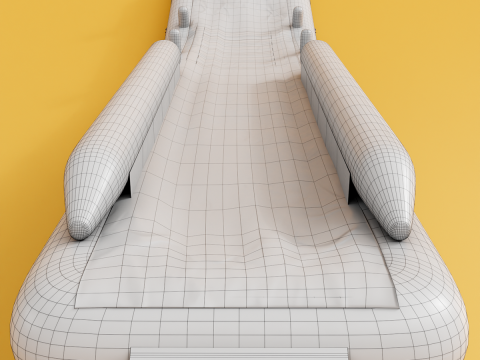 Aircraft Evacuation Slides 3D Model