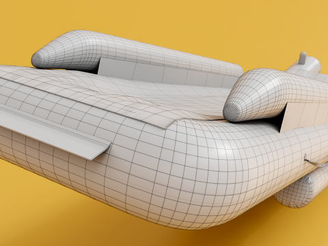 Aircraft Evacuation Slides 3D Model