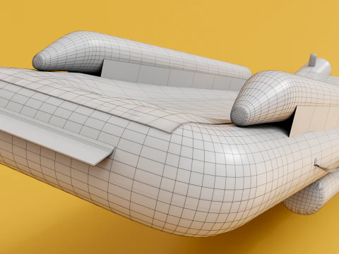 Aircraft Evacuation Slides 3D Model