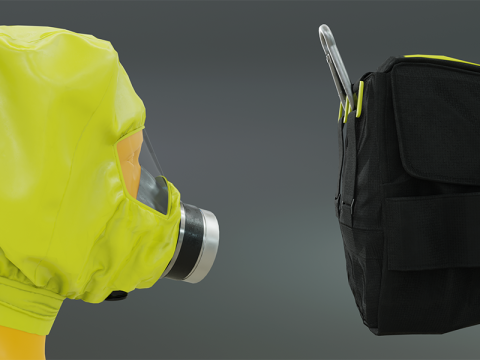 Fire Escape Hood 3D Модель