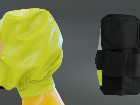 Fire Escape Hood 3D Модель