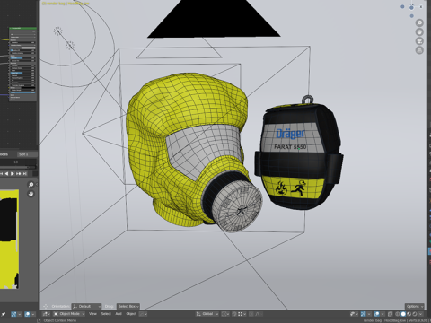 Fire Escape Hood 3D Модель