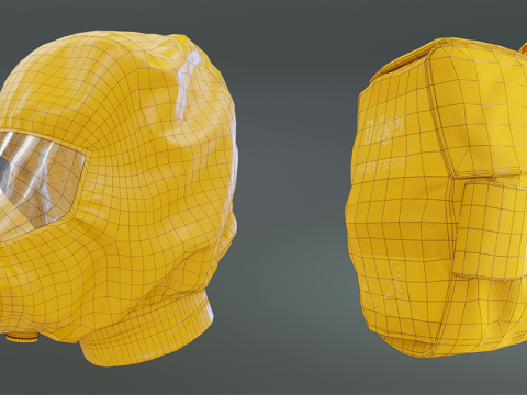 Fire Escape Hood 3D Модель