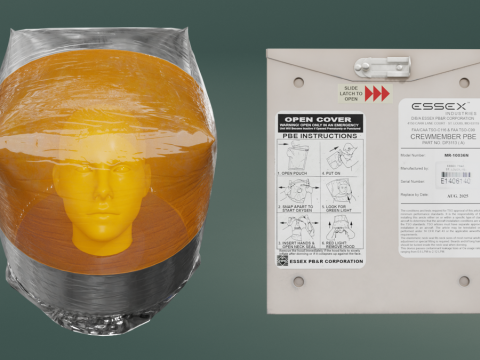 Protective Breathing Equipment 3D 模型