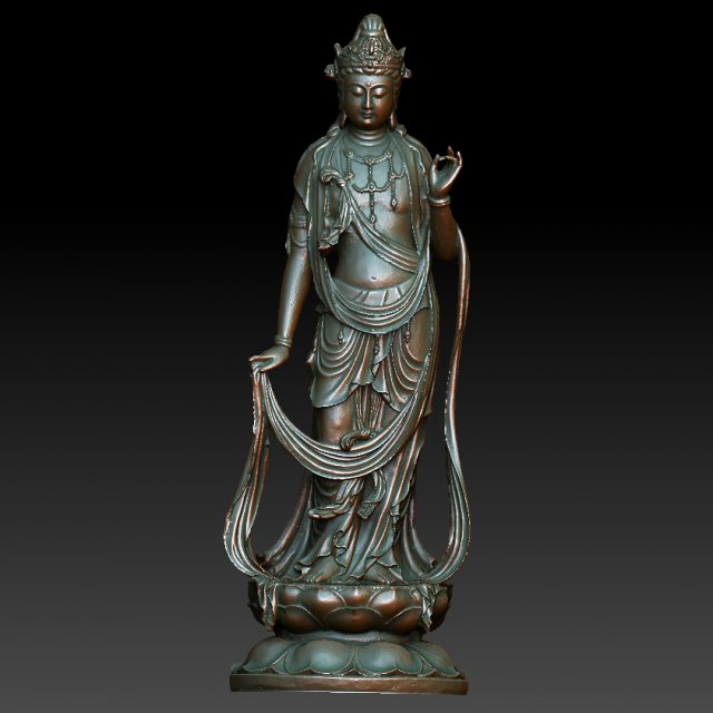 hd scan buddha 01 statue - printable 3D Print Model .c4d .max .obj .3ds .fbx .stl .blend