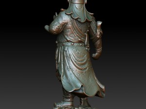 hd scan buddha guan gong 05 statue - ready print 3D Print Model