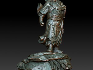hd scan buddha guan gong 06 statue - ready print 3D Print Model