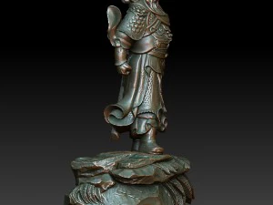 hd scan buddha guan gong 06 statue - ready print 3D Print Model